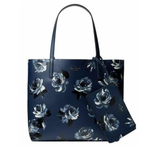 Kate Spade BRAND NEW! Reversible Floral Tote Bag - Picture 1 of 5